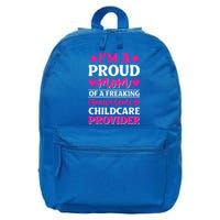 Mom Of Awesome Daycare Provider Teacher Mom Meaningful Gift 16 in Basic Backpack