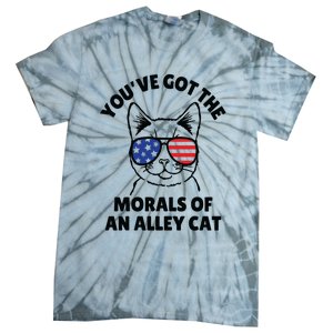 Morals Of An Alley Cat Funny Election Debate Tie-Dye T-Shirt