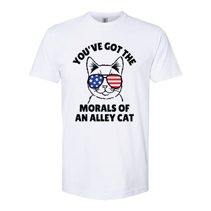 Morals Of An Alley Cat Funny Election Debate Softstyle CVC T-Shirt