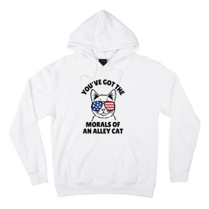 Morals Of An Alley Cat Funny Election Debate Hoodie