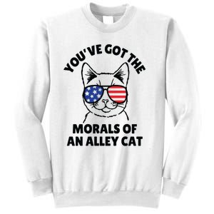 Morals Of An Alley Cat Funny Election Debate Sweatshirt