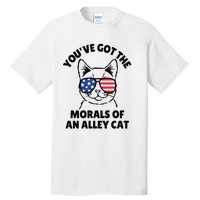 Morals Of An Alley Cat Funny Election Debate Tall T-Shirt