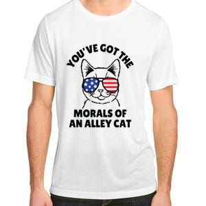 Morals Of An Alley Cat Funny Election Debate Adult ChromaSoft Performance T-Shirt