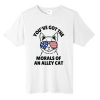 Morals Of An Alley Cat Funny Election Debate Tall Fusion ChromaSoft Performance T-Shirt