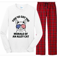 Morals Of An Alley Cat Funny Election Debate Long Sleeve Pajama Set