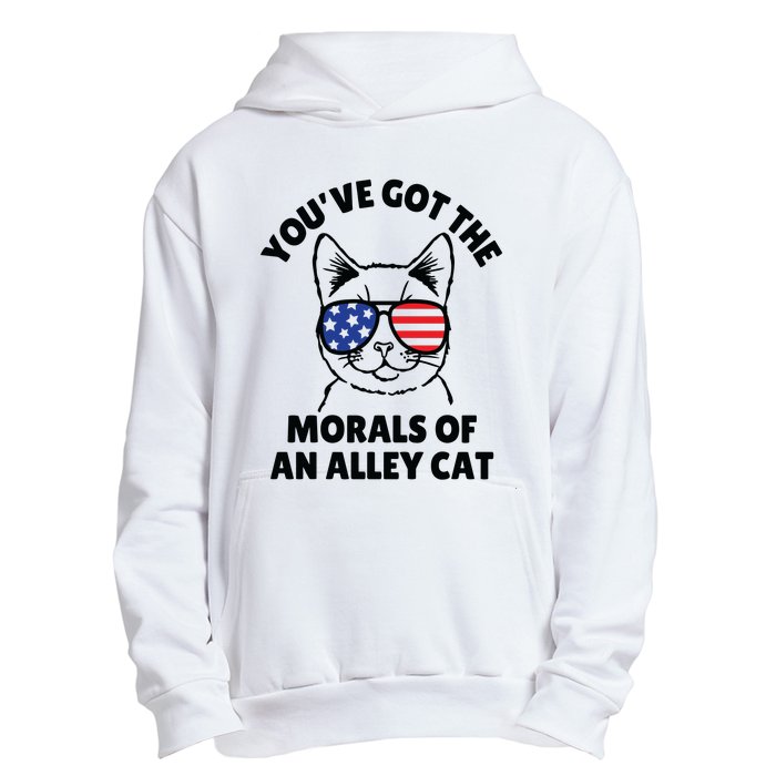 Morals Of An Alley Cat Funny Election Debate Urban Pullover Hoodie