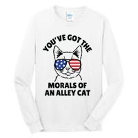 Morals Of An Alley Cat Funny Election Debate Tall Long Sleeve T-Shirt