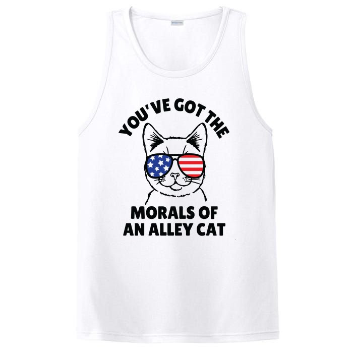 Morals Of An Alley Cat Funny Election Debate PosiCharge Competitor Tank