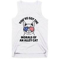 Morals Of An Alley Cat Funny Election Debate Tank Top