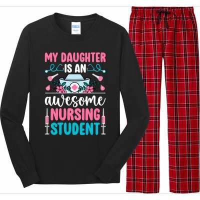 Mom Of A Nursing Student Mother Future Nurse Mom Gift Long Sleeve Pajama Set