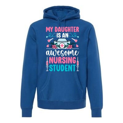 Mom Of A Nursing Student Mother Future Nurse Mom Gift Premium Hoodie