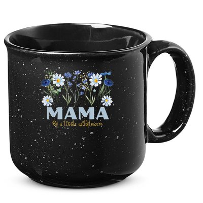 Mama Of A Little Wildflower Boho Floral Flowers Mothers Day 15oz Campfire Ceramic Mug