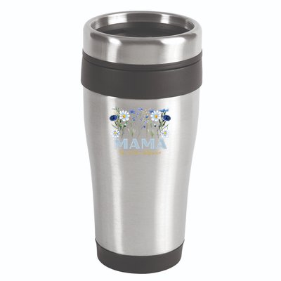 Mama Of A Little Wildflower Boho Floral Flowers Mothers Day 16oz Travel Tumbler