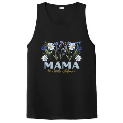 Mama Of A Little Wildflower Boho Floral Flowers Mothers Day PosiCharge Competitor Tank