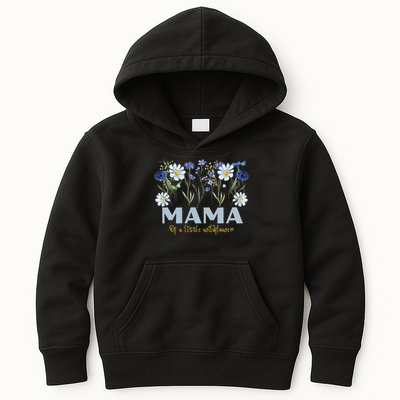 Mama Of A Little Wildflower Boho Floral Flowers Mothers Day Kids Hoodie