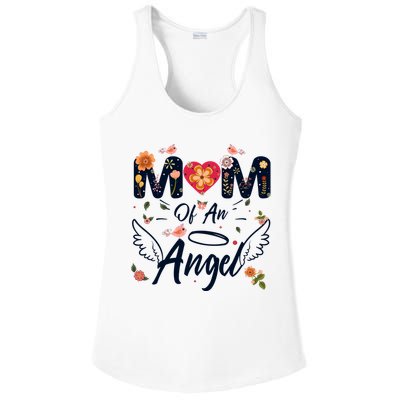 Mom Of An Angel Proud Mama Mommy Mom Mother Cute Mothers Day Great Gift Ladies PosiCharge Competitor Racerback Tank