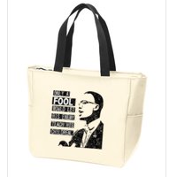 Malcolm Only A Fool Would Let His Enemy Teach His Children Zip Tote Bag