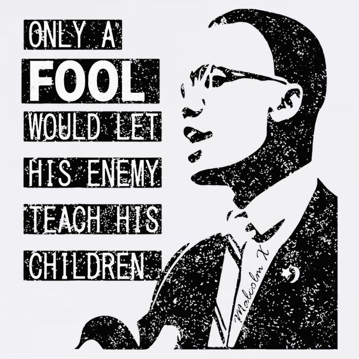 Malcolm Only A Fool Would Let His Enemy Teach His Children Cool Comfort Performance Bucket Hat