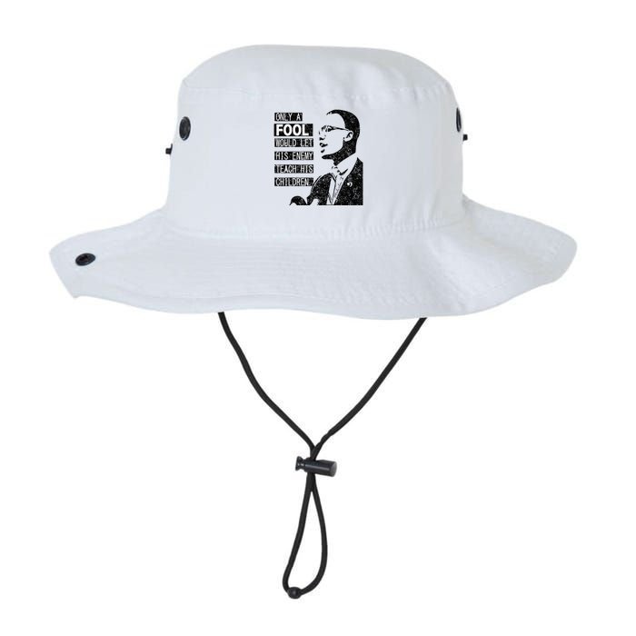 Malcolm Only A Fool Would Let His Enemy Teach His Children Bucket Hat