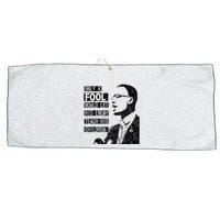 Malcolm Only A Fool Would Let His Enemy Teach His Children Large Microfiber Waffle Golf Towel