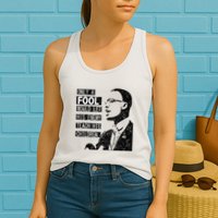 Malcolm Only A Fool Would Let His Enemy Teach His Children Womens Tank Top