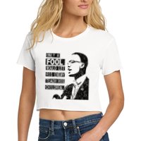 Malcolm Only A Fool Would Let His Enemy Teach His Children Crop Top
