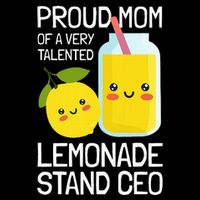 Mom Of A Lemonade Stand Lemonade Drawstring Bag