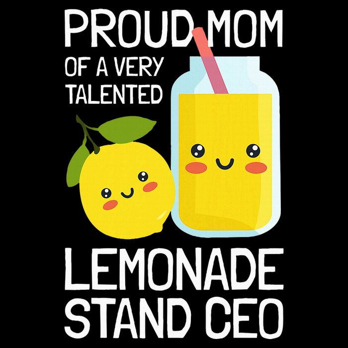 Mom Of A Lemonade Stand Lemonade Drawstring Bag