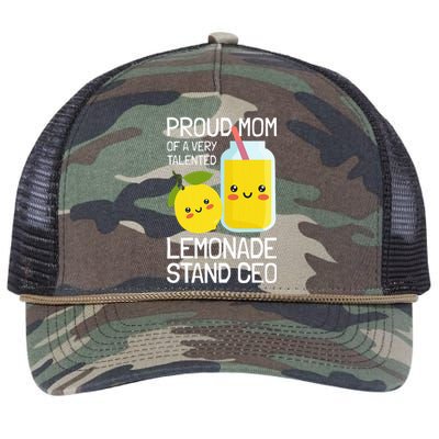 Mom Of A Lemonade Stand Lemonade Retro Rope Trucker Hat Cap