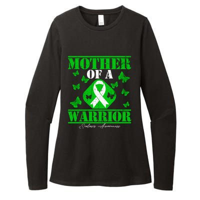 Mother Of A Scoliosis Warrior Vintage Scoliosis Awareness Gift Womens CVC Long Sleeve Shirt