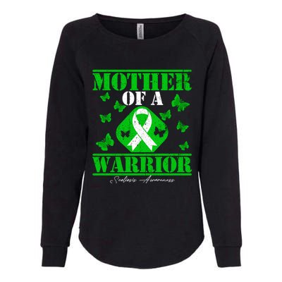 Mother Of A Scoliosis Warrior Vintage Scoliosis Awareness Gift Womens California Wash Sweatshirt