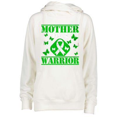 Mother Of A Scoliosis Warrior Vintage Scoliosis Awareness Gift Womens Funnel Neck Pullover Hood