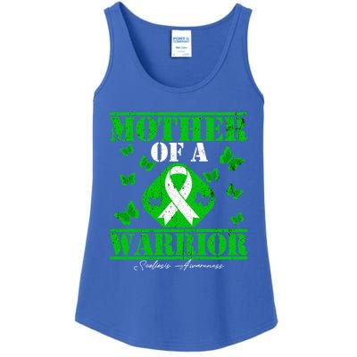 Mother Of A Scoliosis Warrior Vintage Scoliosis Awareness Gift Ladies Essential Tank