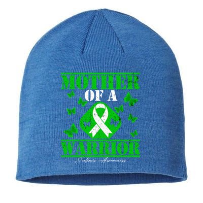 Mother Of A Scoliosis Warrior Vintage Scoliosis Awareness Gift Sustainable Beanie