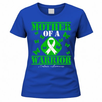 Mother Of A Scoliosis Warrior Vintage Scoliosis Awareness Gift Women's T-Shirt