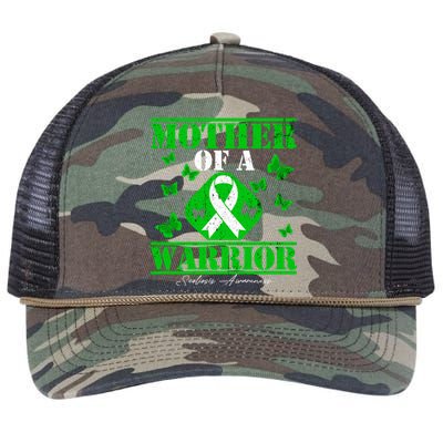 Mother Of A Scoliosis Warrior Vintage Scoliosis Awareness Gift Retro Rope Trucker Hat Cap