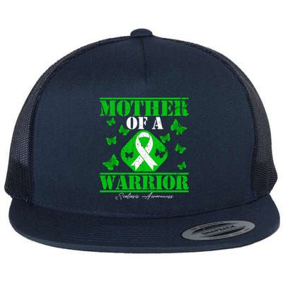 Mother Of A Scoliosis Warrior Vintage Scoliosis Awareness Gift Flat Bill Trucker Hat