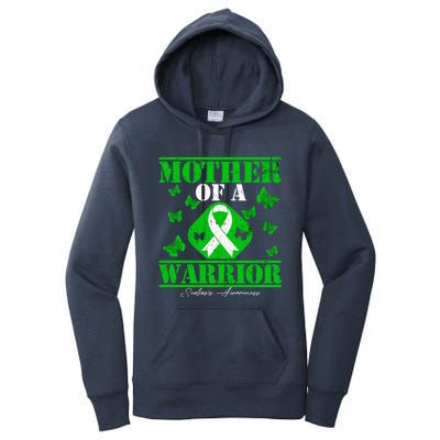 Mother Of A Scoliosis Warrior Vintage Scoliosis Awareness Gift Women's Pullover Hoodie