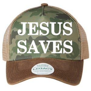 Mall Of America Jesus Saves Jesus Is The Only Way Front & Back Legacy Tie Dye Trucker Hat