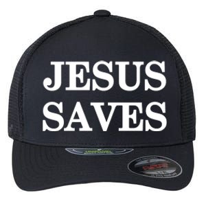 Mall Of America Jesus Saves Jesus Is The Only Way Front & Back Flexfit Unipanel Trucker Cap