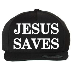 Mall Of America Jesus Saves Jesus Is The Only Way Front & Back Wool Snapback Cap