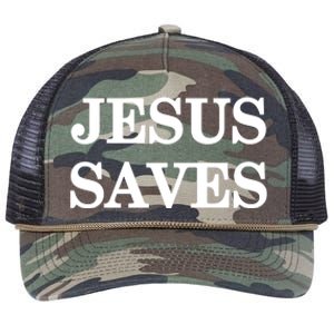 Mall Of America Jesus Saves Jesus Is The Only Way Front & Back Retro Rope Trucker Hat Cap