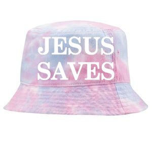 Mall Of America Jesus Saves Jesus Is The Only Way Front & Back Tie-Dyed Bucket Hat