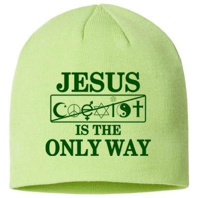 Mall Of America Jesus Saves Jesus Is The Only Way Front & Back Sustainable Beanie