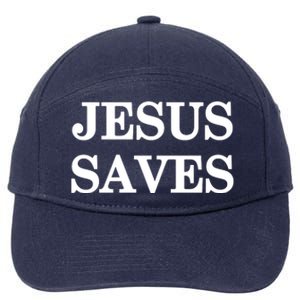 Mall Of America Jesus Saves Jesus Is The Only Way Front & Back 7-Panel Snapback Hat