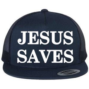 Mall Of America Jesus Saves Jesus Is The Only Way Front & Back Flat Bill Trucker Hat