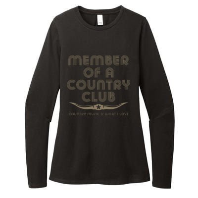 Member Of A Country Club Womens CVC Long Sleeve Shirt