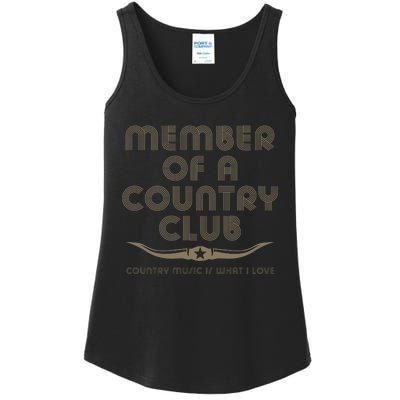 Member Of A Country Club Ladies Essential Tank