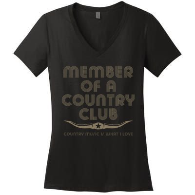 Member Of A Country Club Women's V-Neck T-Shirt