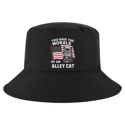 Morals Of An Alley Cat Funny Debate Biden Cool Comfort Performance Bucket Hat
